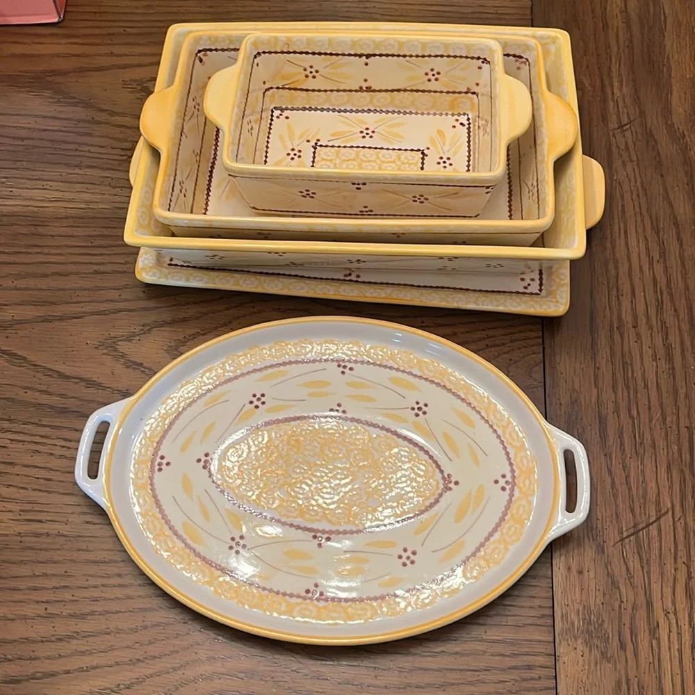Temptations yellow old world 5 piece bundle